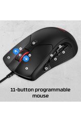 Hyper-X Pulsefire Raid Hx-mc005b 16000 Uyumlu Dpı Rbg Kablolu Gaming Mouse